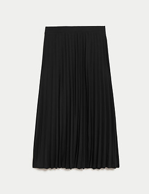 Jersey Pleated Midaxi Skirt Image 2 of 5