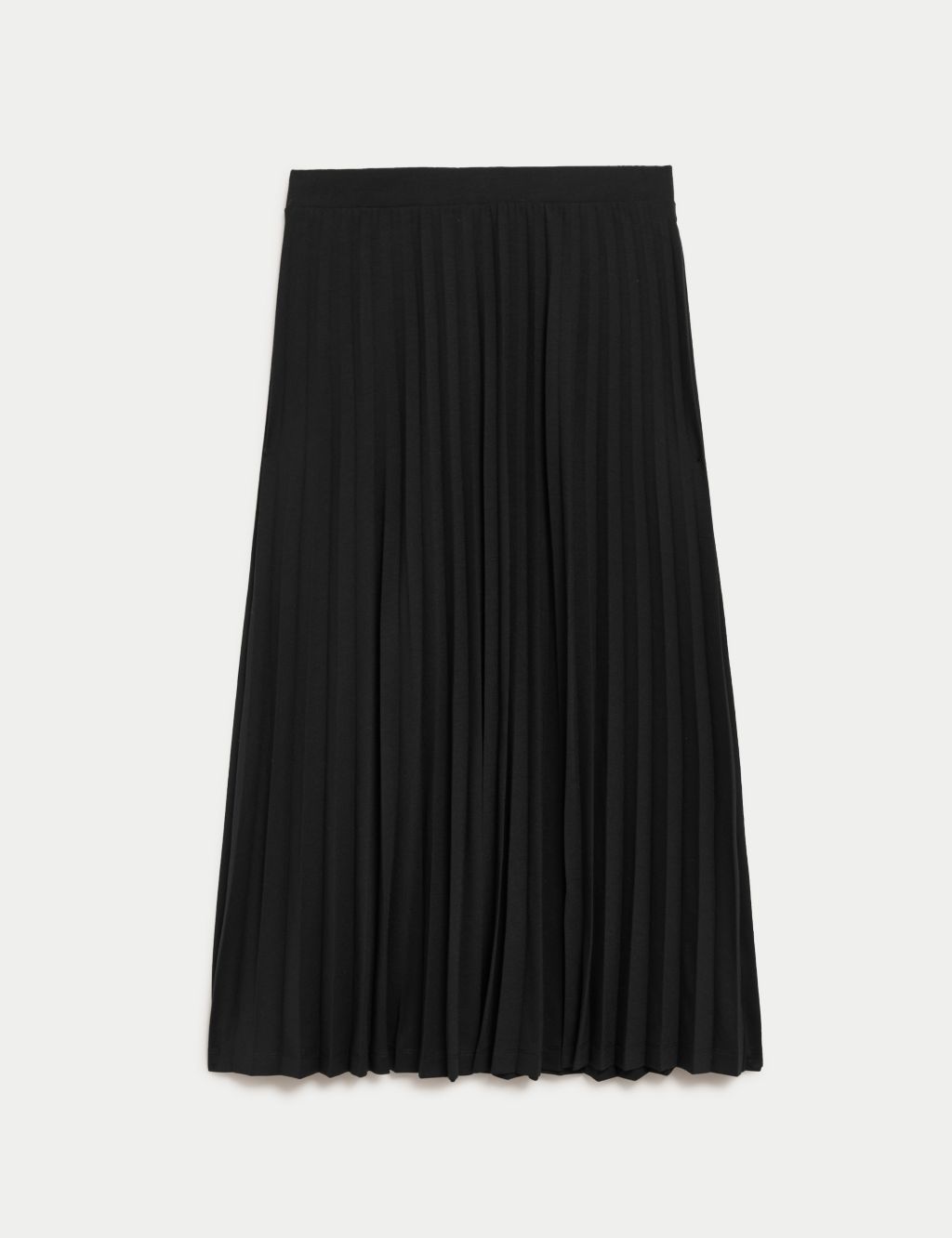 Jersey Pleated Midaxi Skirt 1 of 5