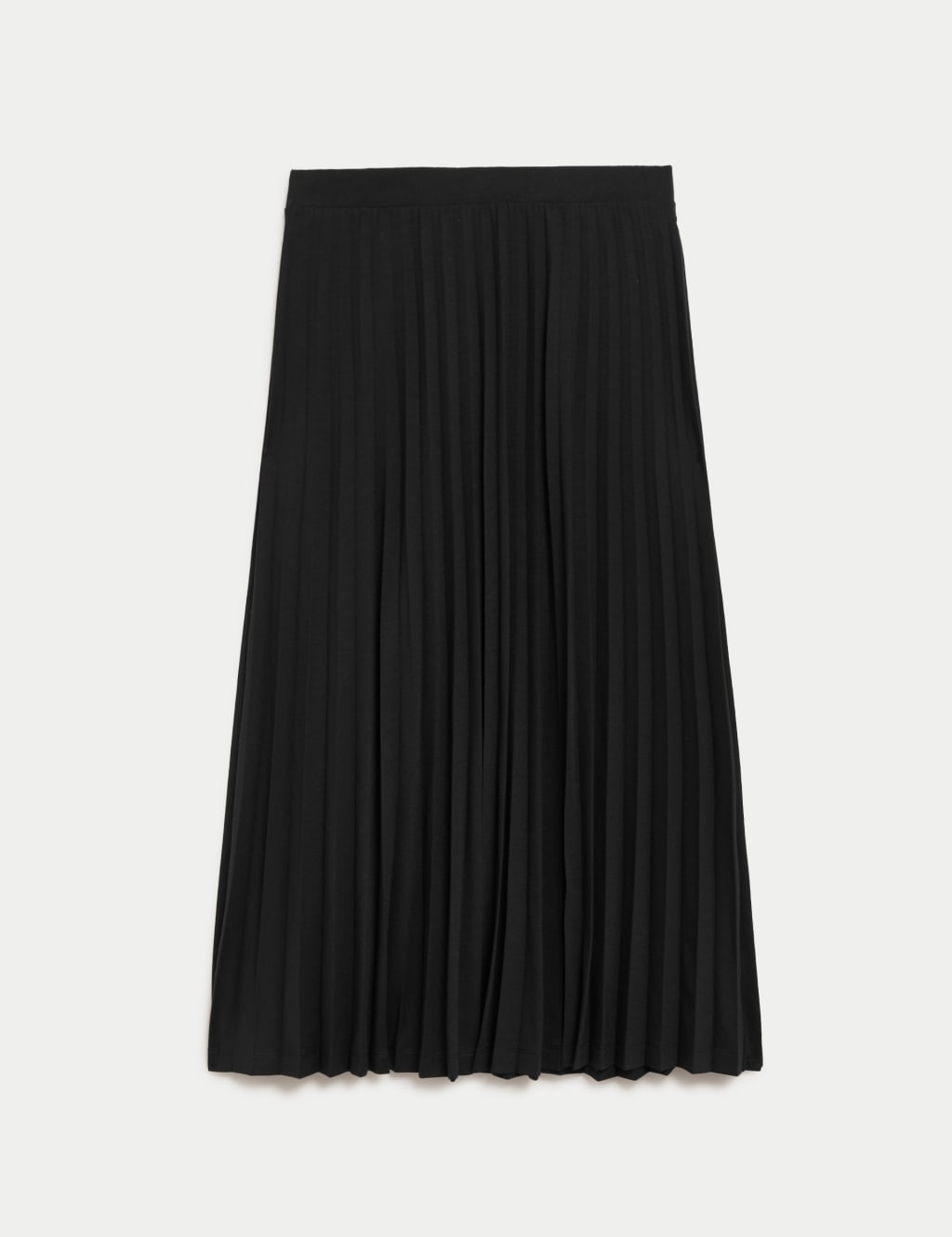 Black pleated skirt m&s hot sale