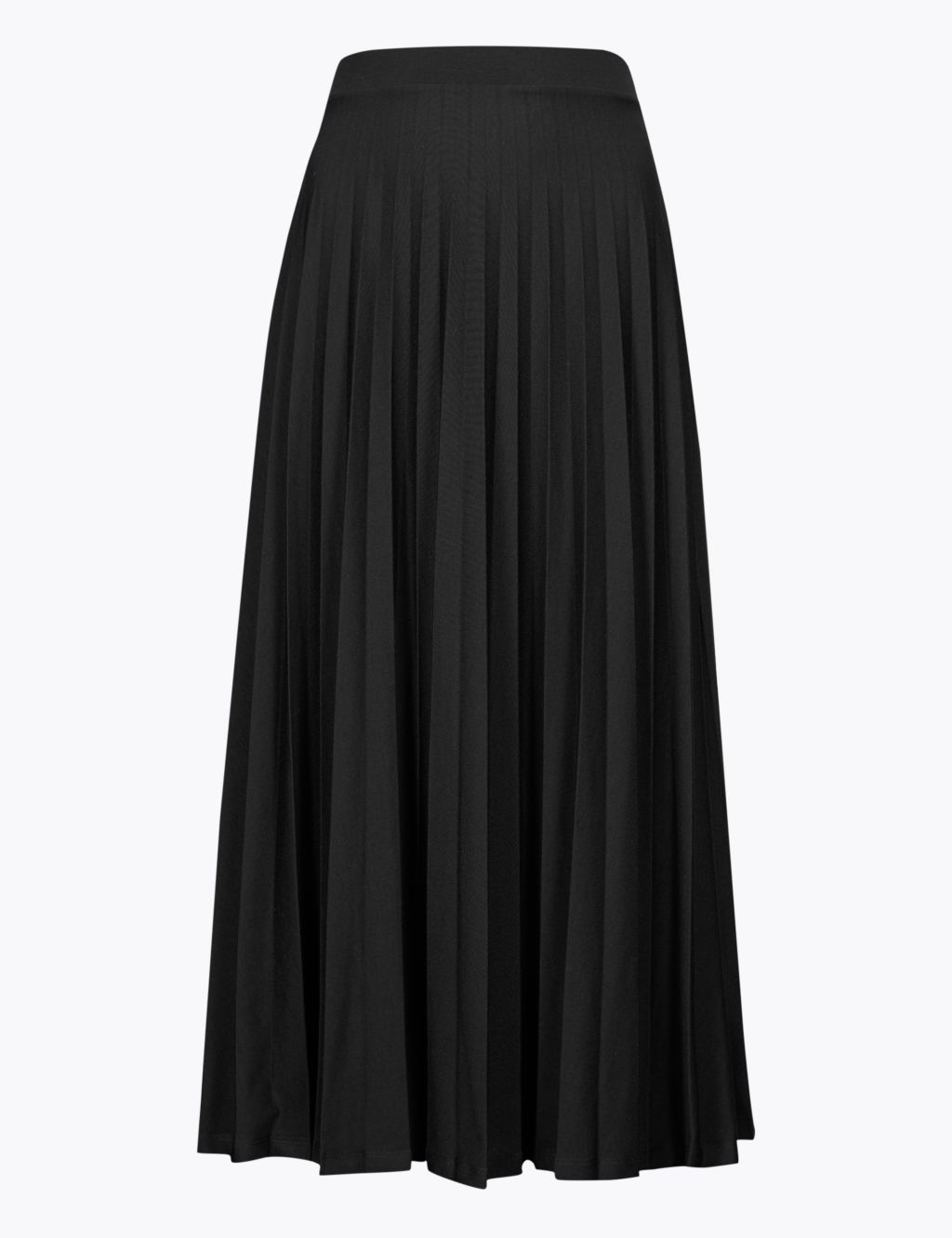 Jersey Pleated Midi Skirt | M&S Collection | M&S