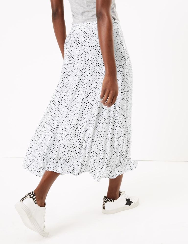 Polka dot skirt m&s store