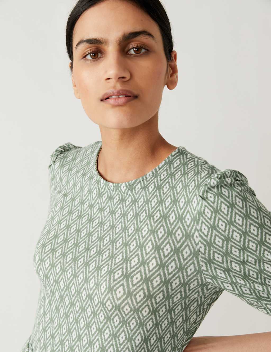Jersey Printed Belted Midi Tea Dress 5 of 5