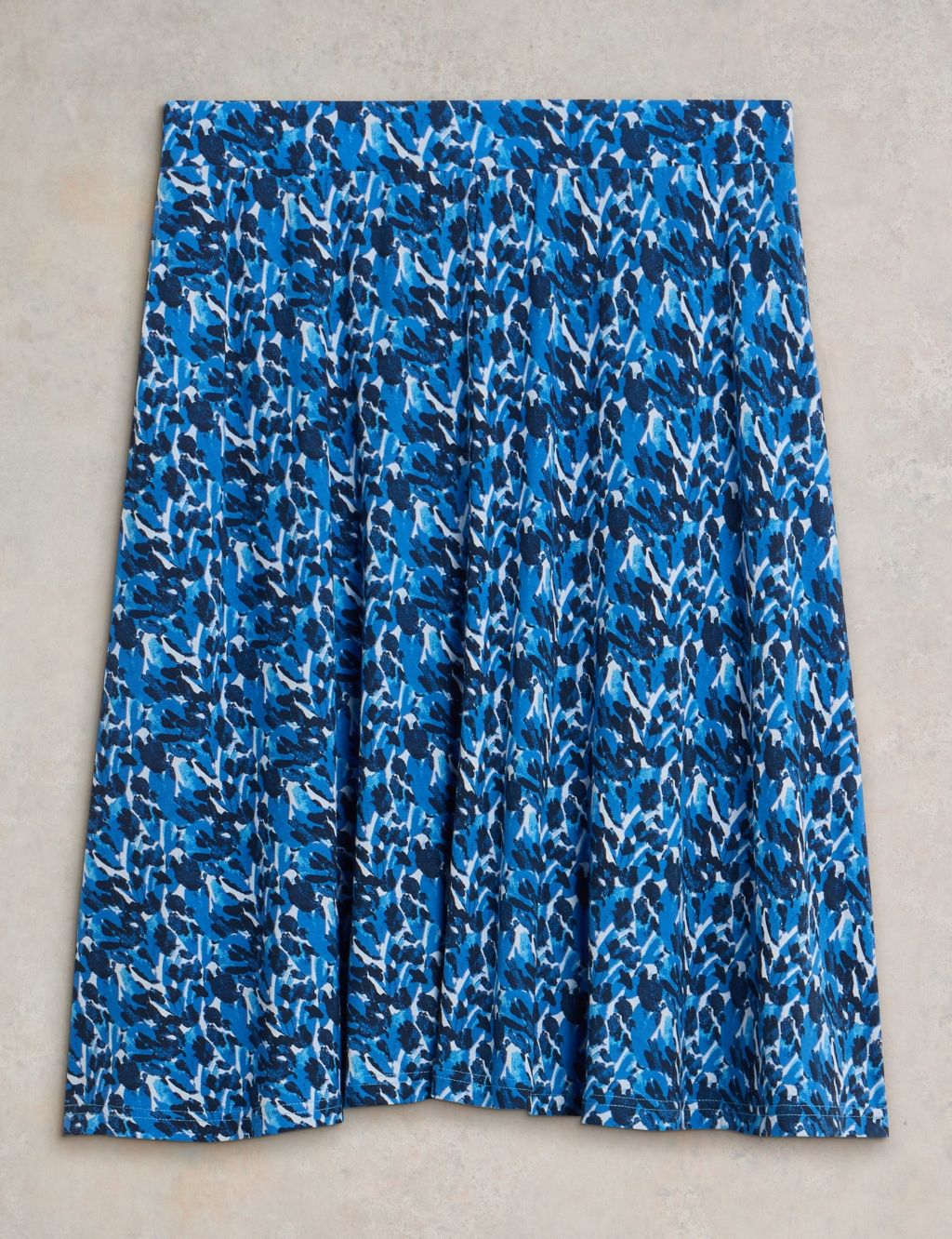 Jersey Printed Knee Length A-Line Skirt 1 of 6