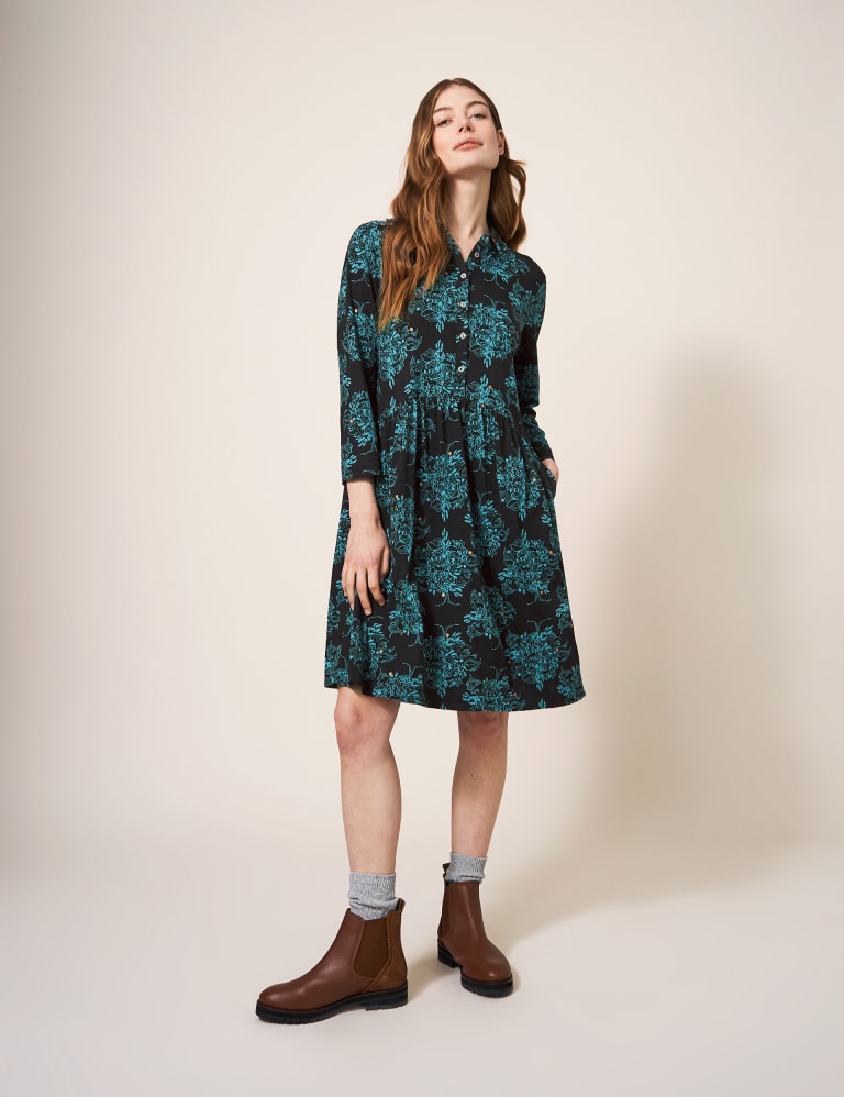 Knee length jersey dress hot sale