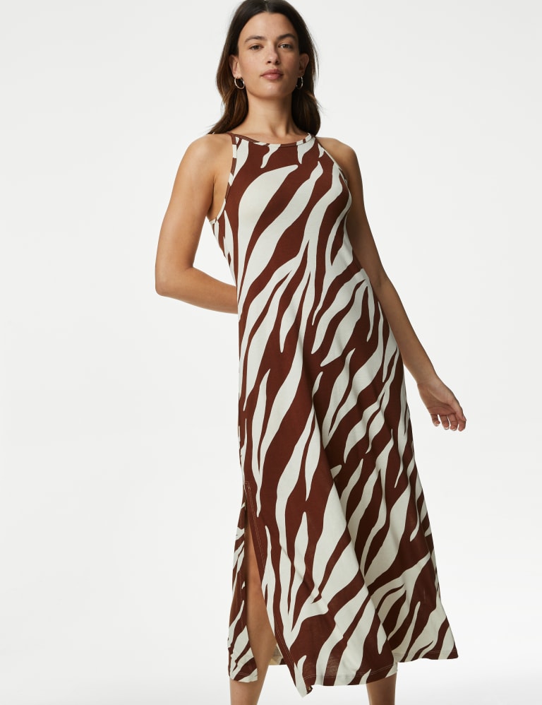 Jersey Printed Midaxi Beach Dress M S Collection M S