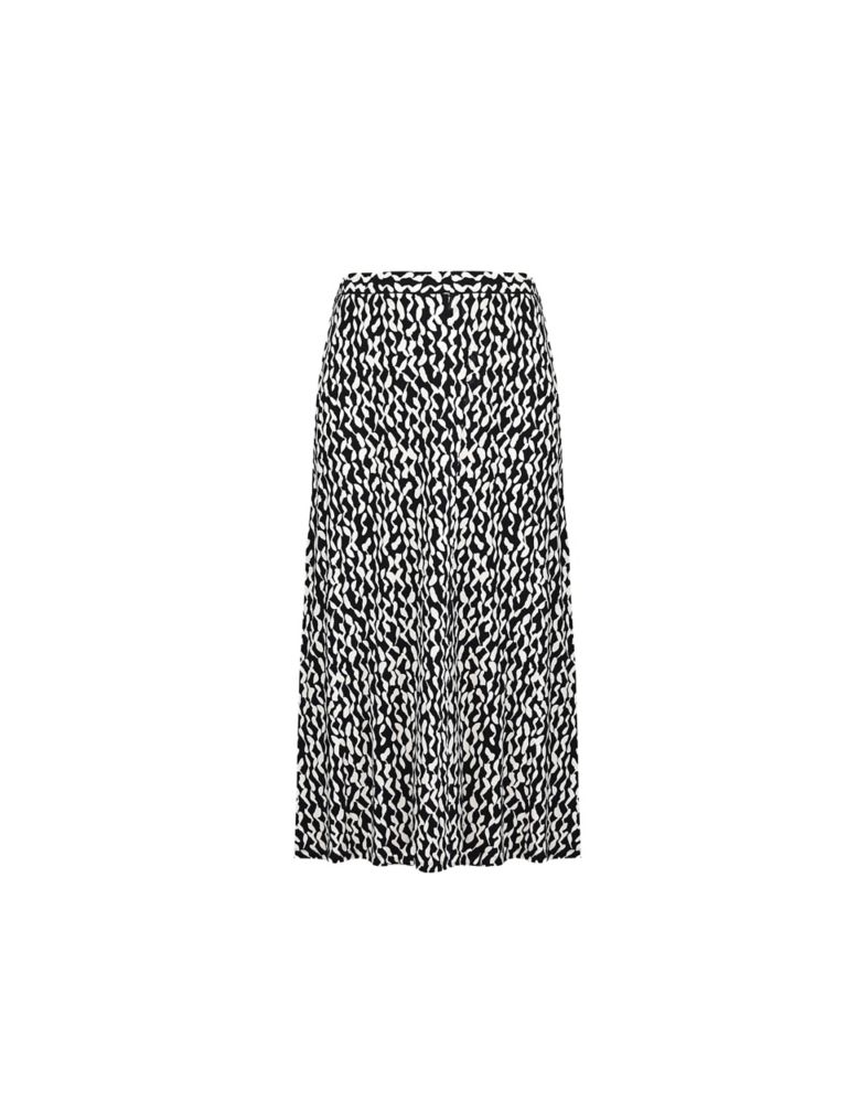 Jersey Printed Midaxi Slip Skirt 2 of 5