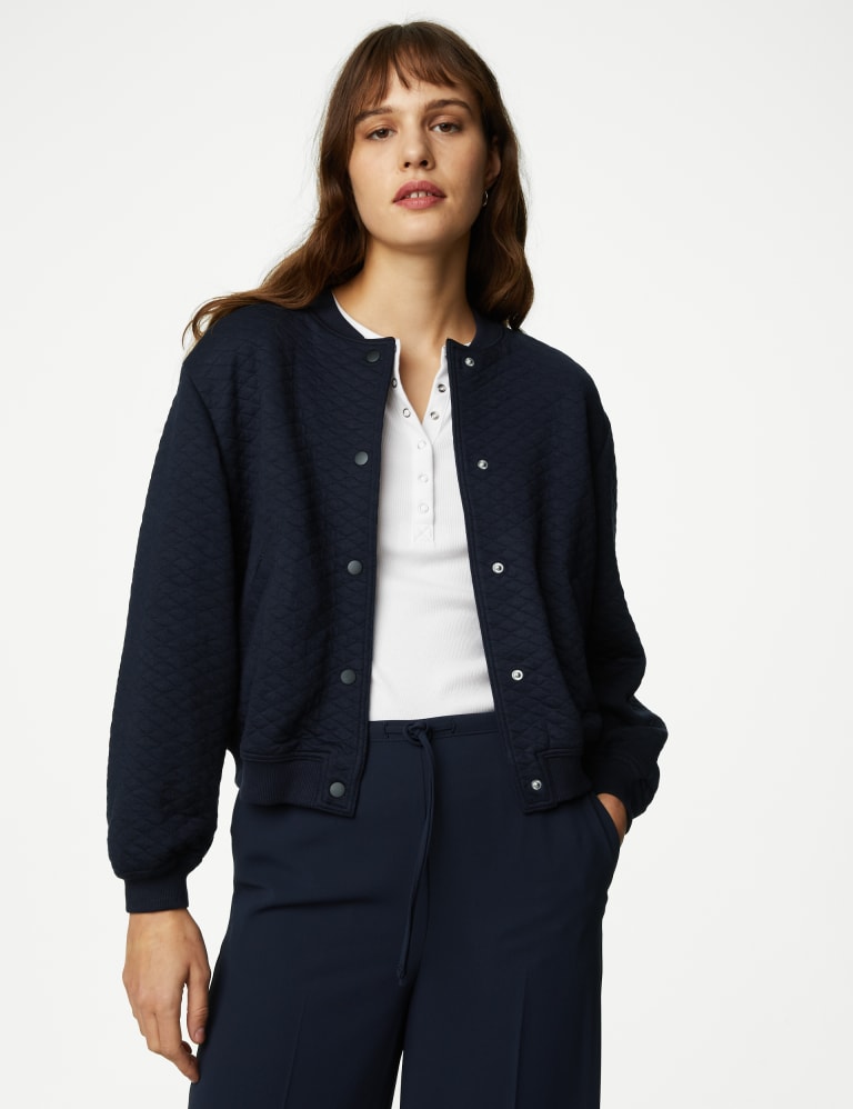 Ladies quilted jacket m&s cheap