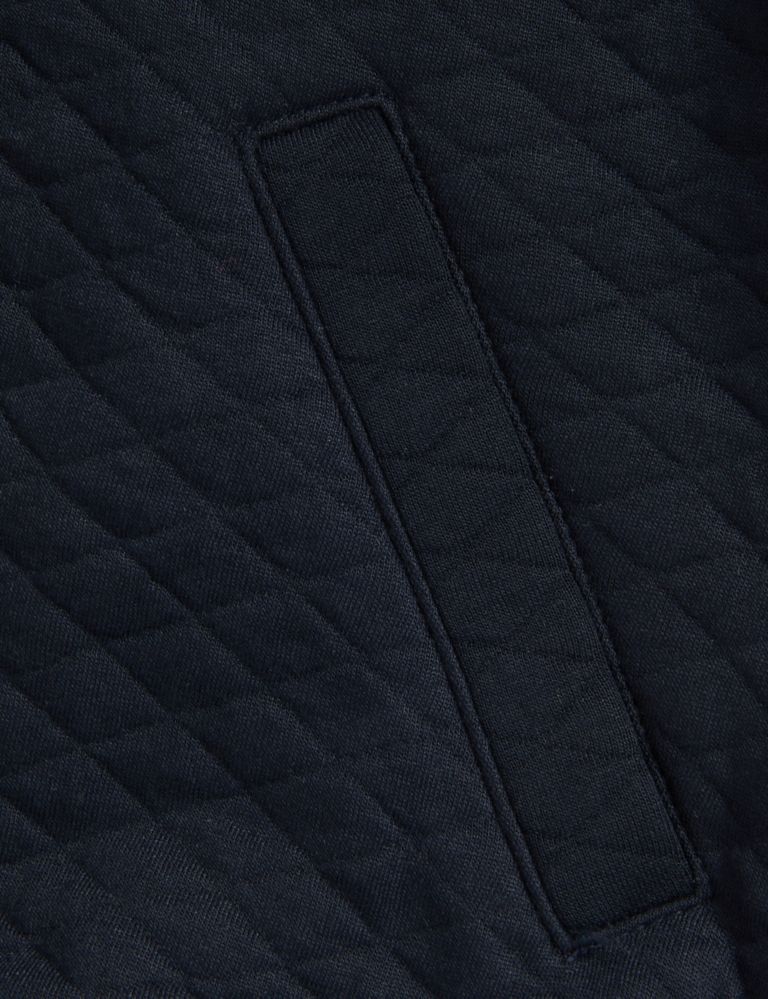 Jersey Quilted Bomber Jacket 7 of 7