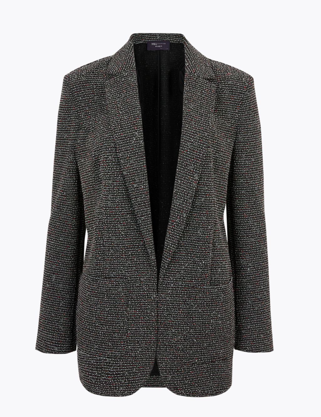 Jersey Relaxed Textured Blazer 1 of 5