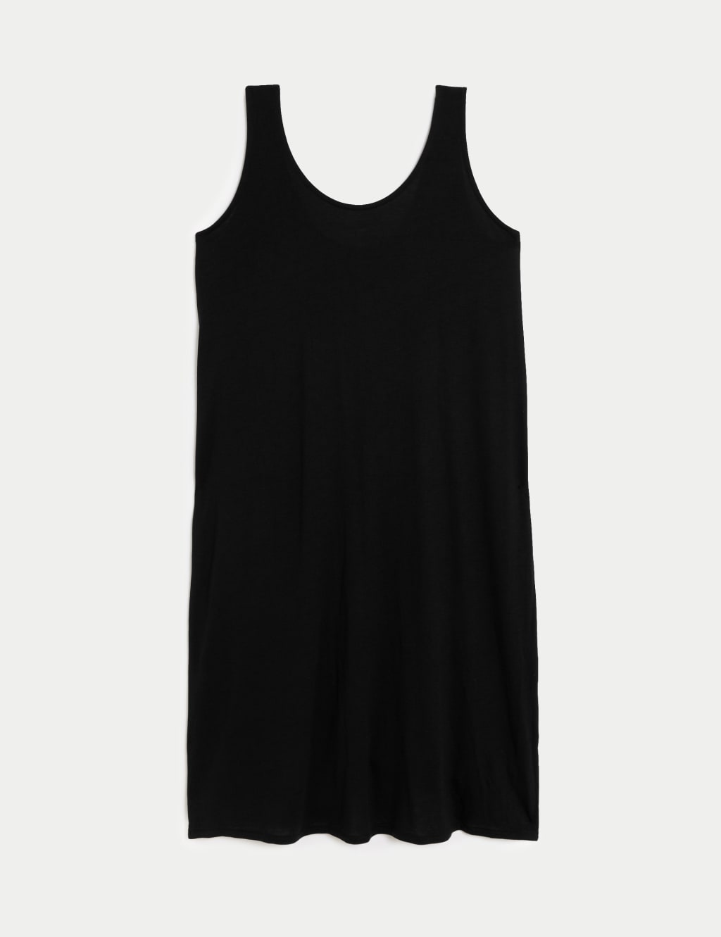 Jersey Round Neck Knee Length Slip Dress M&S Collection M&S