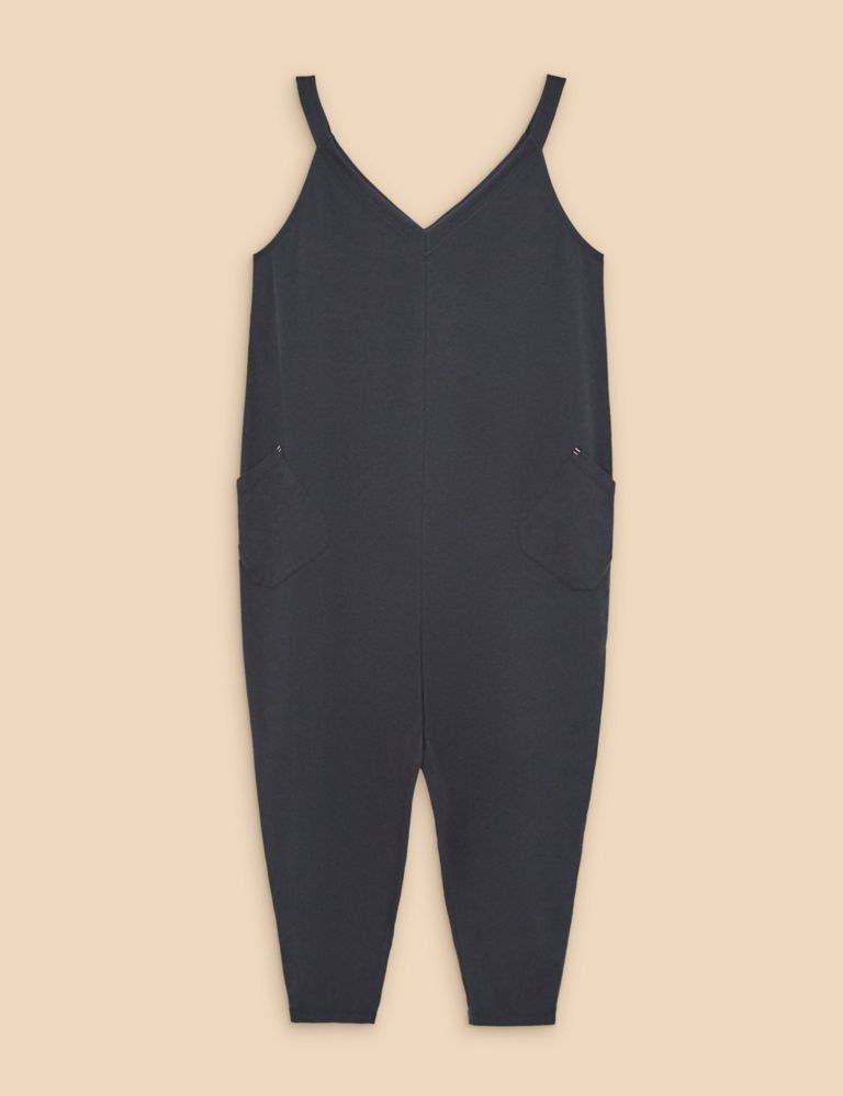 Jersey Sleeveless Cropped Jumpsuit 2 of 6