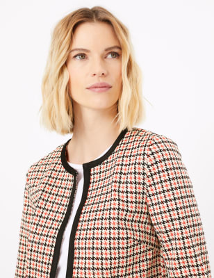 marks and spencer dogtooth jacket