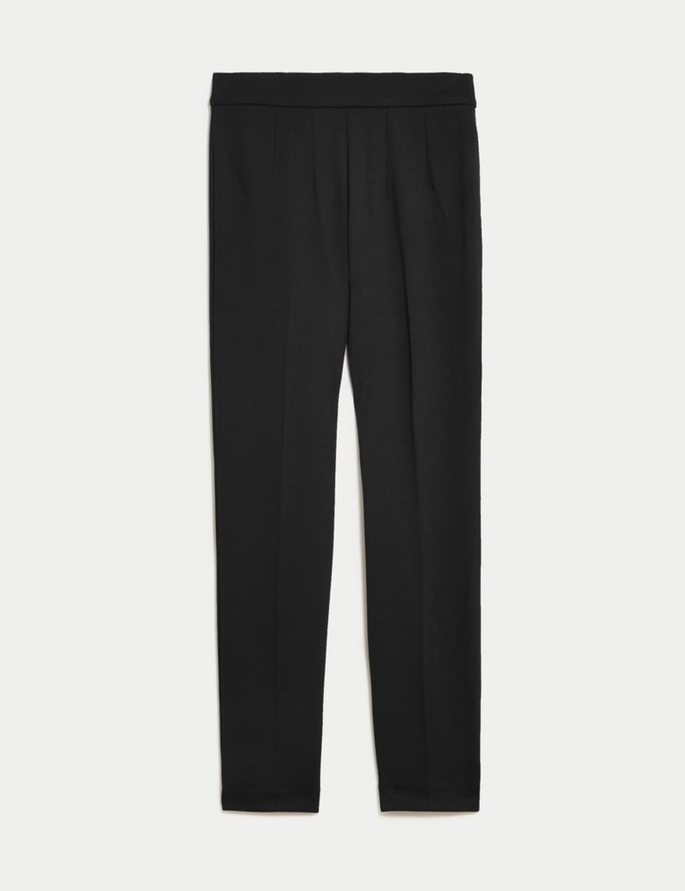 Buy Jersey Slim Fit Ankle Grazer Trousers | M&S Collection | M&S