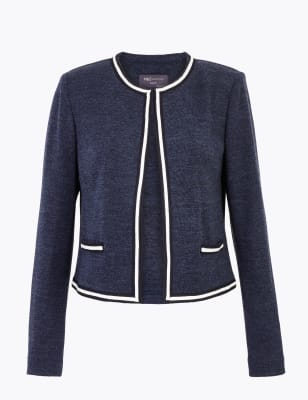 Jersey Slim Fit Edge To Edge Blazer M S Collection M S