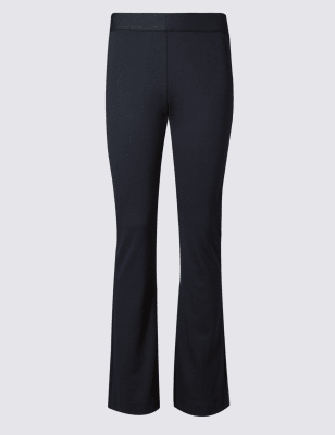 Jersey Slim Fit Flare Trousers, M&S Collection