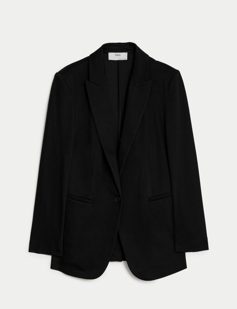 Black blazer m&s clearance
