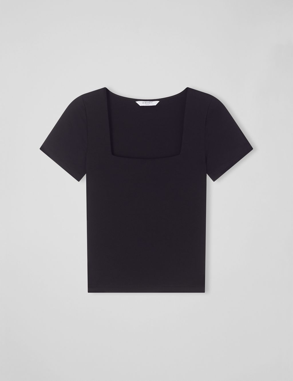 Jersey Square Neck T-Shirt 3 of 3