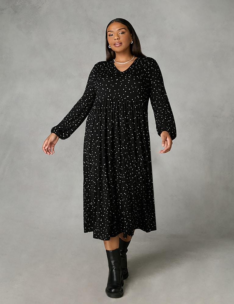 V star dress top