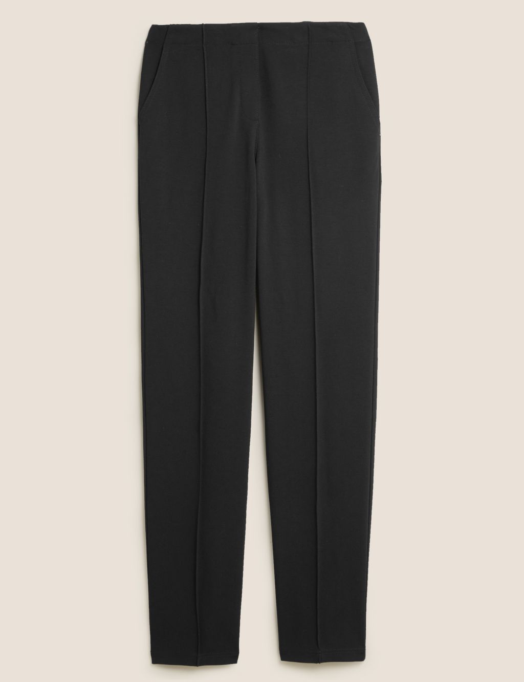 Jersey Straight Leg Trousers | M&S Collection | M&S