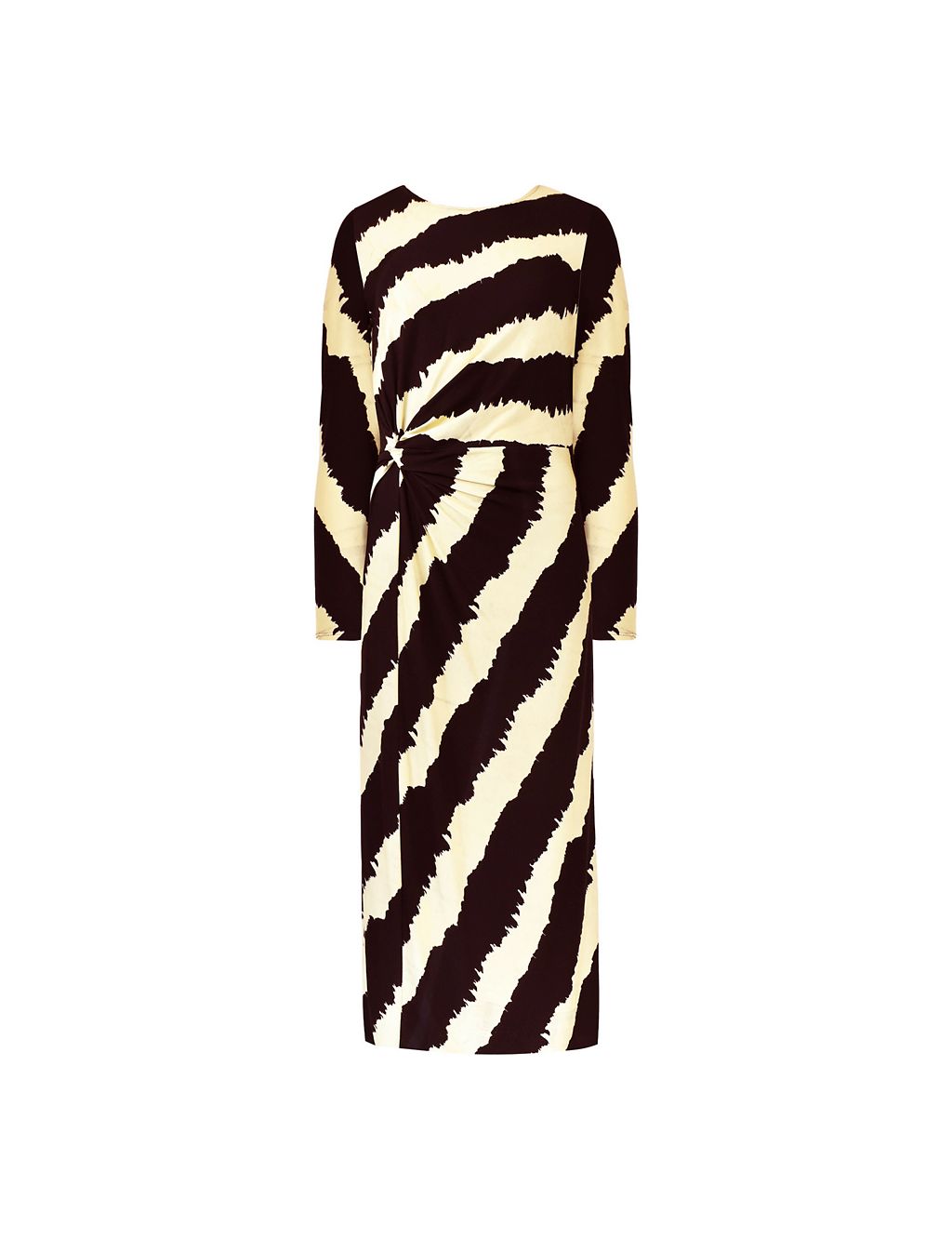 Jersey Striped Midaxi Column Dress 1 of 7