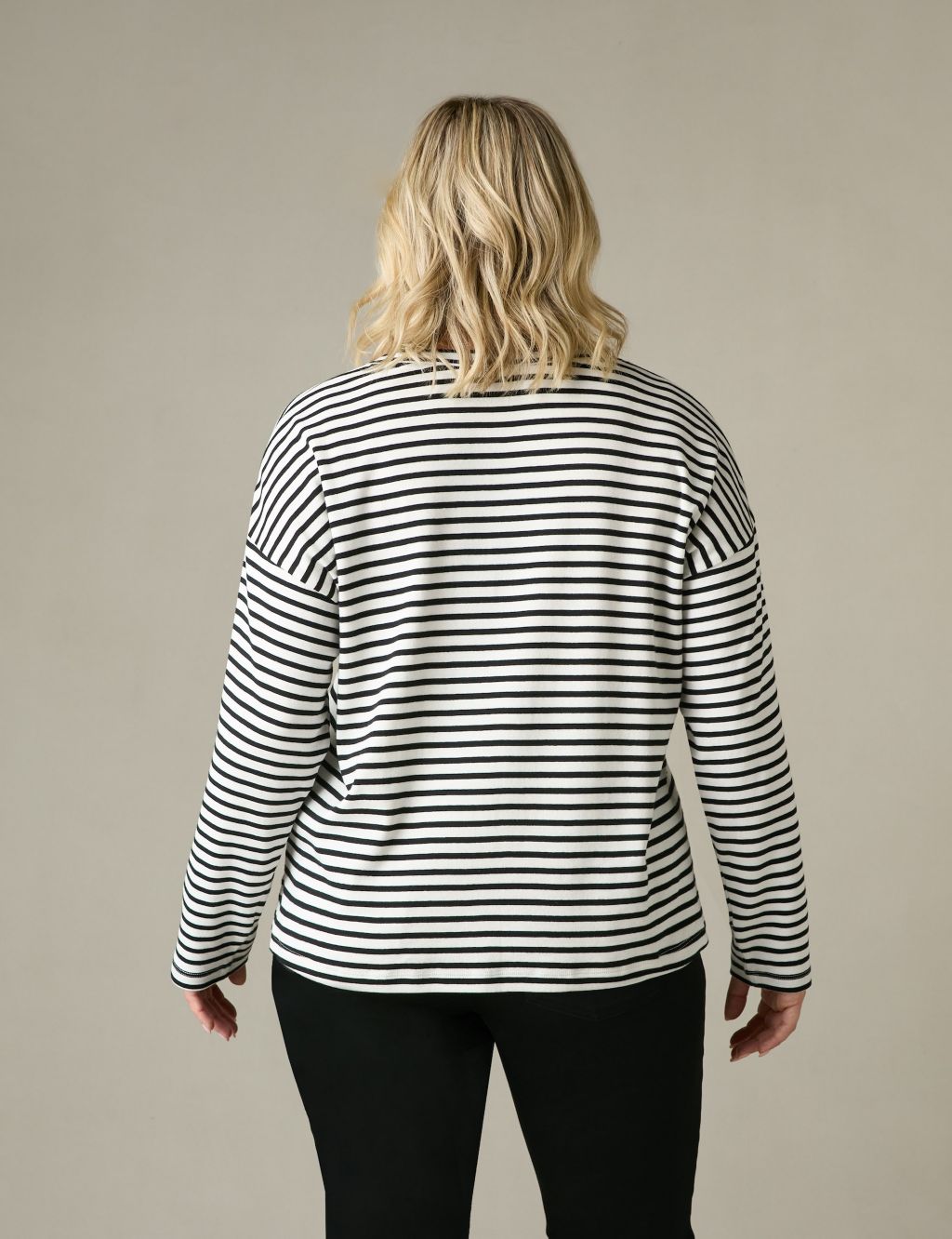 Jersey Striped Relaxed Top 6 of 11