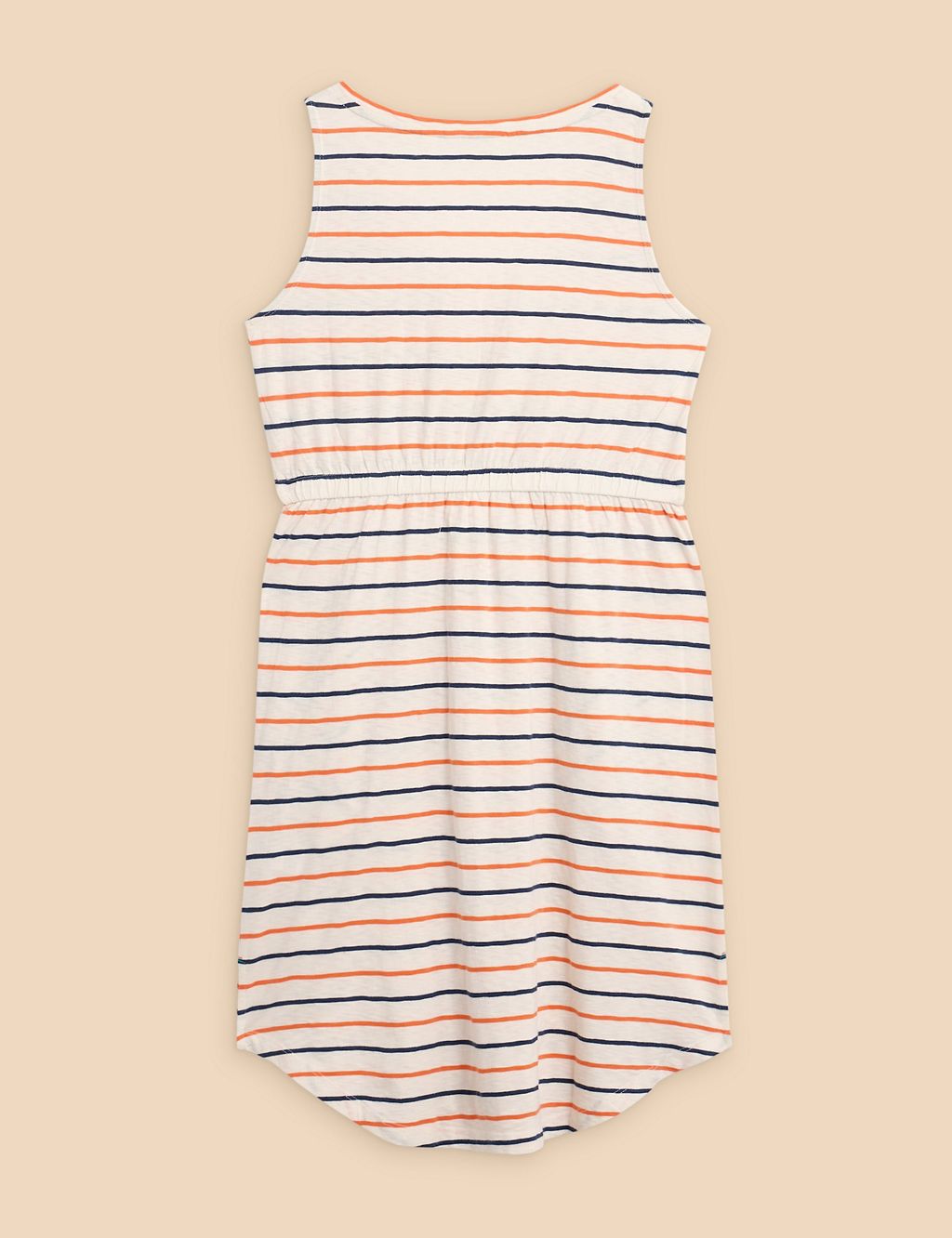 Jersey Striped V-Neck Slip Dress 4 of 7