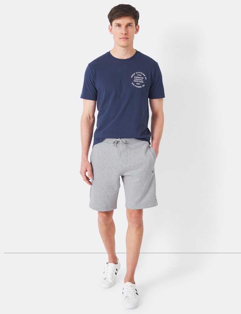 Jersey Sweat Shorts, Crew Clothing