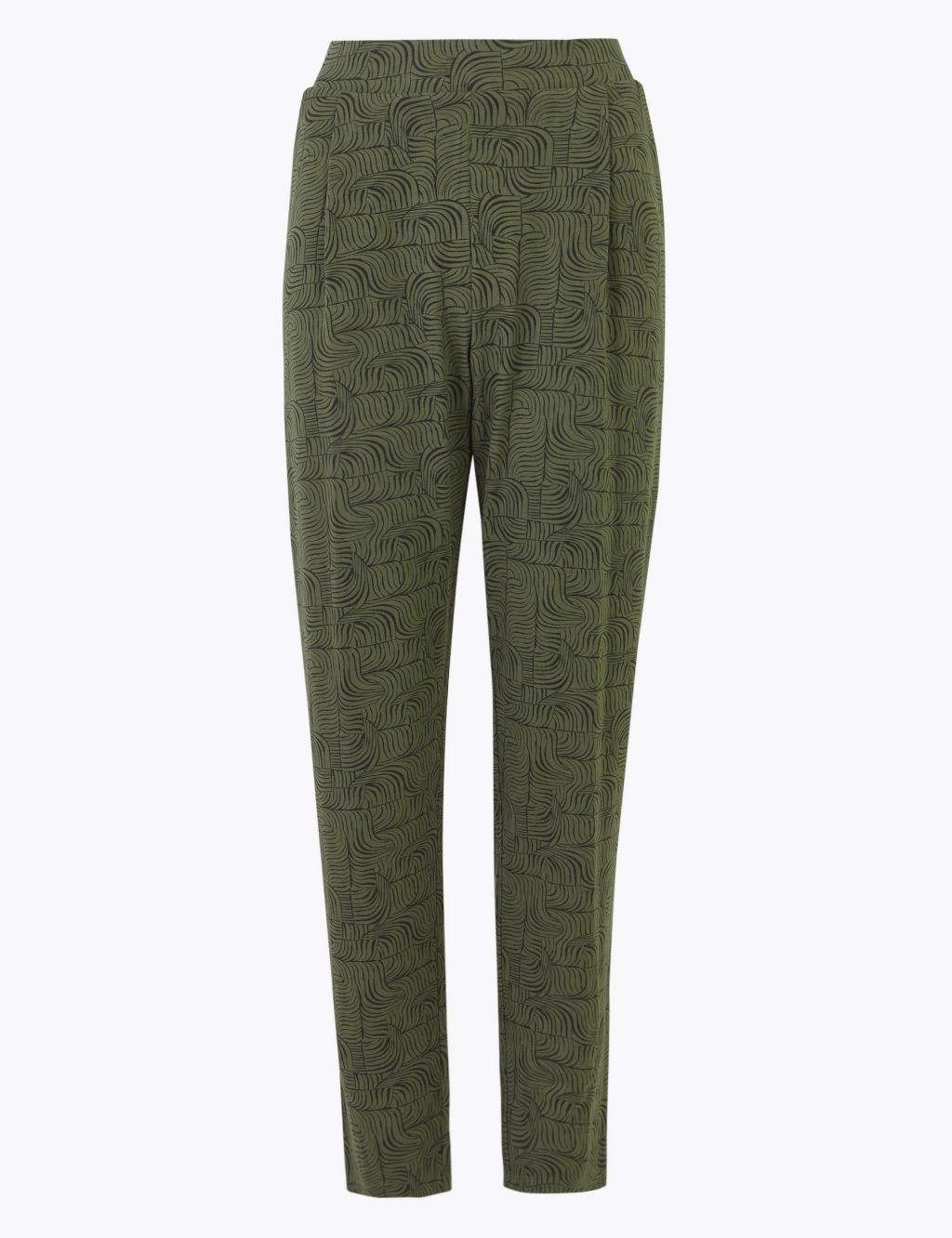 Jersey Tapered Ankle Grazer Trousers | M&S Collection | M&S