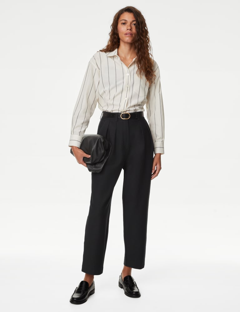 Jersey Tapered Ankle Grazer Trousers