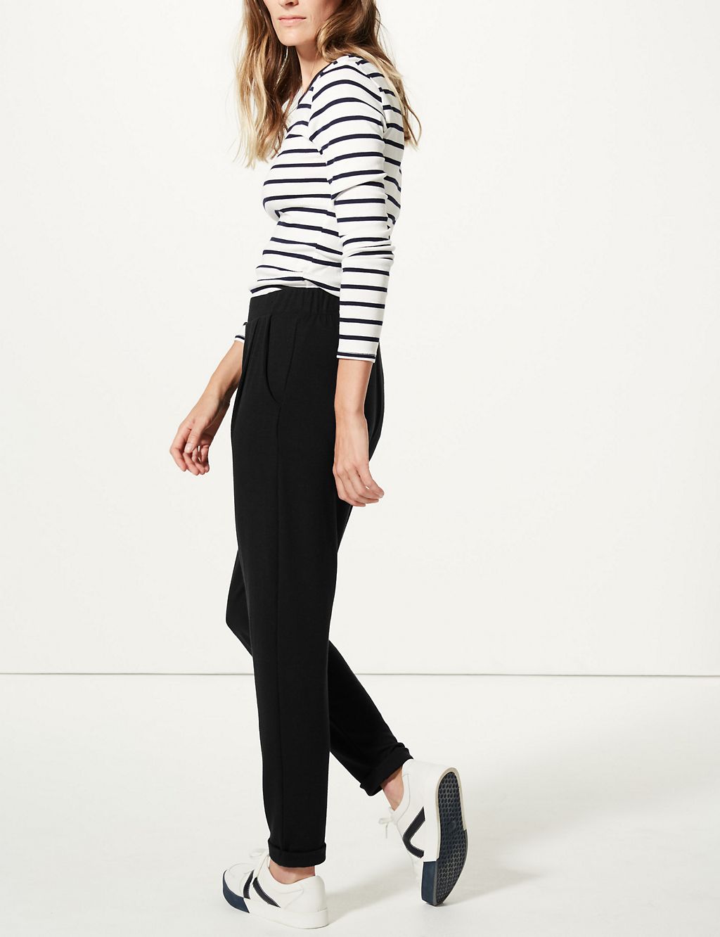 Jersey Tapered Leg Trousers 5 of 7