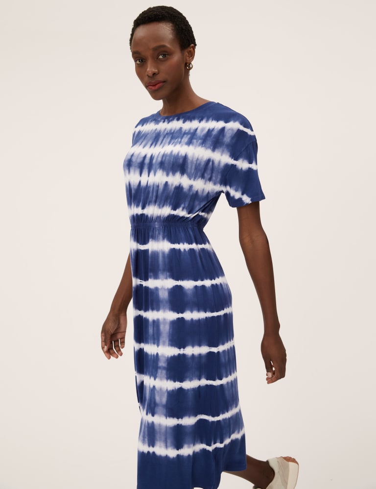 Light blue tie dye dress 2025