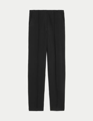 Jersey Twill Straight Leg Trousers Image 2 of 5