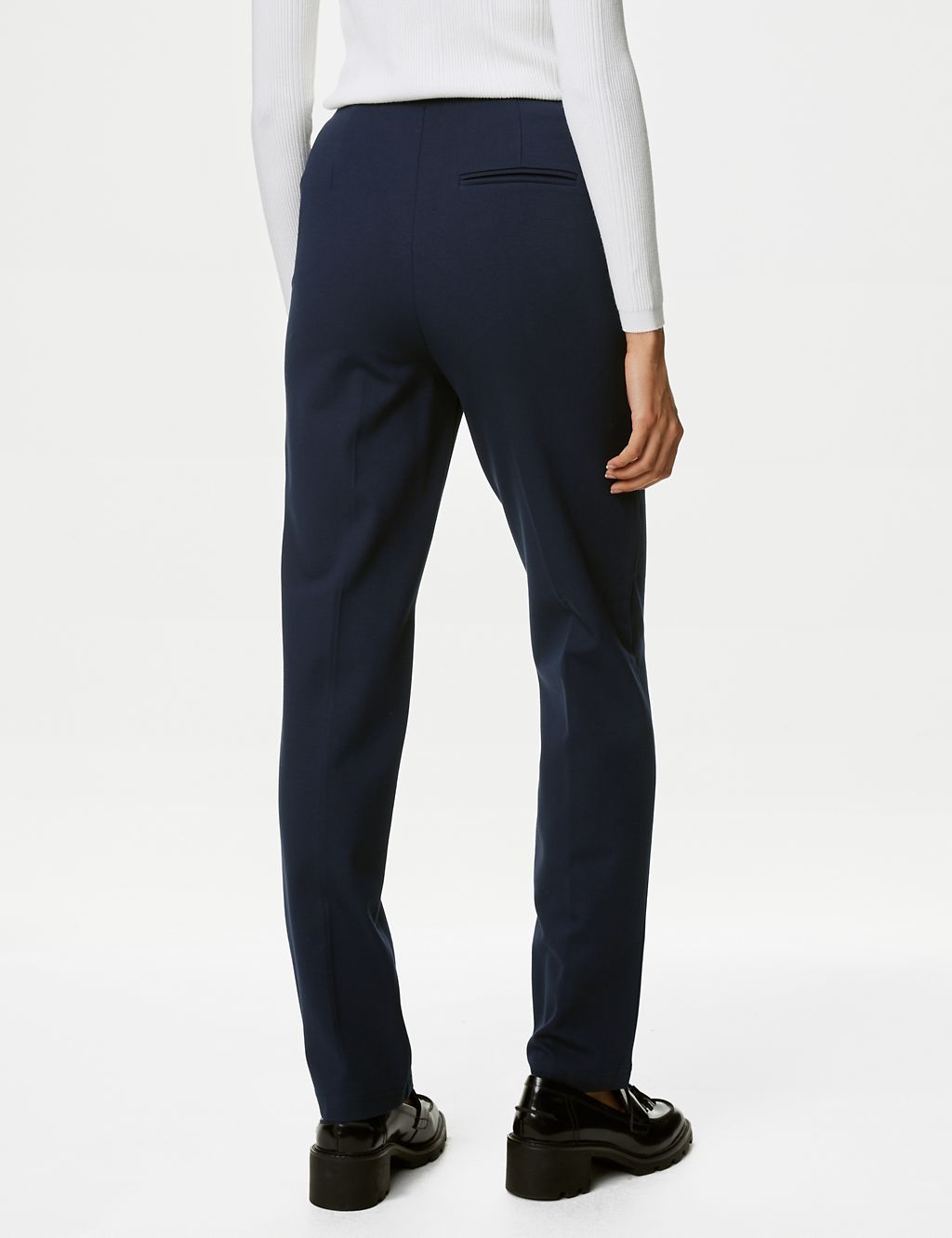 Jersey Twill Straight Leg Trousers 5 of 5