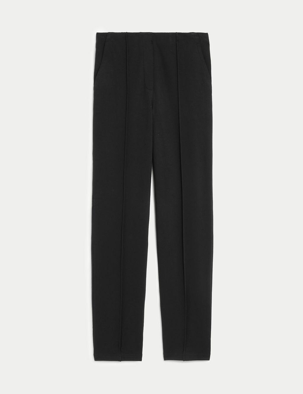 Jersey Twill Straight Leg Trousers 1 of 5