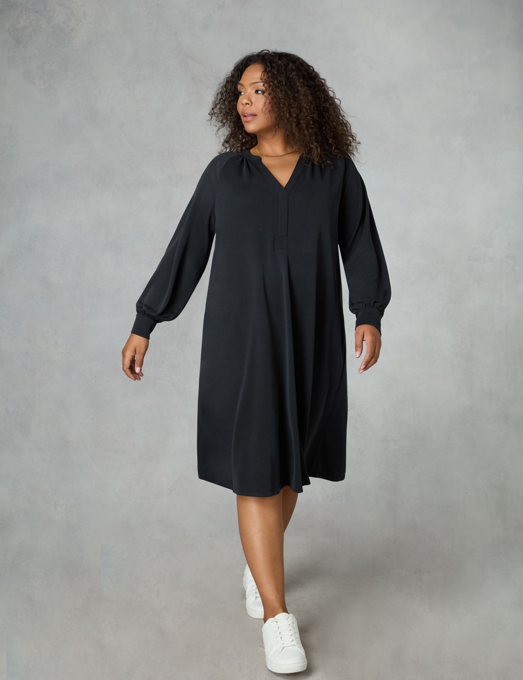 V neck sale swing dress uk