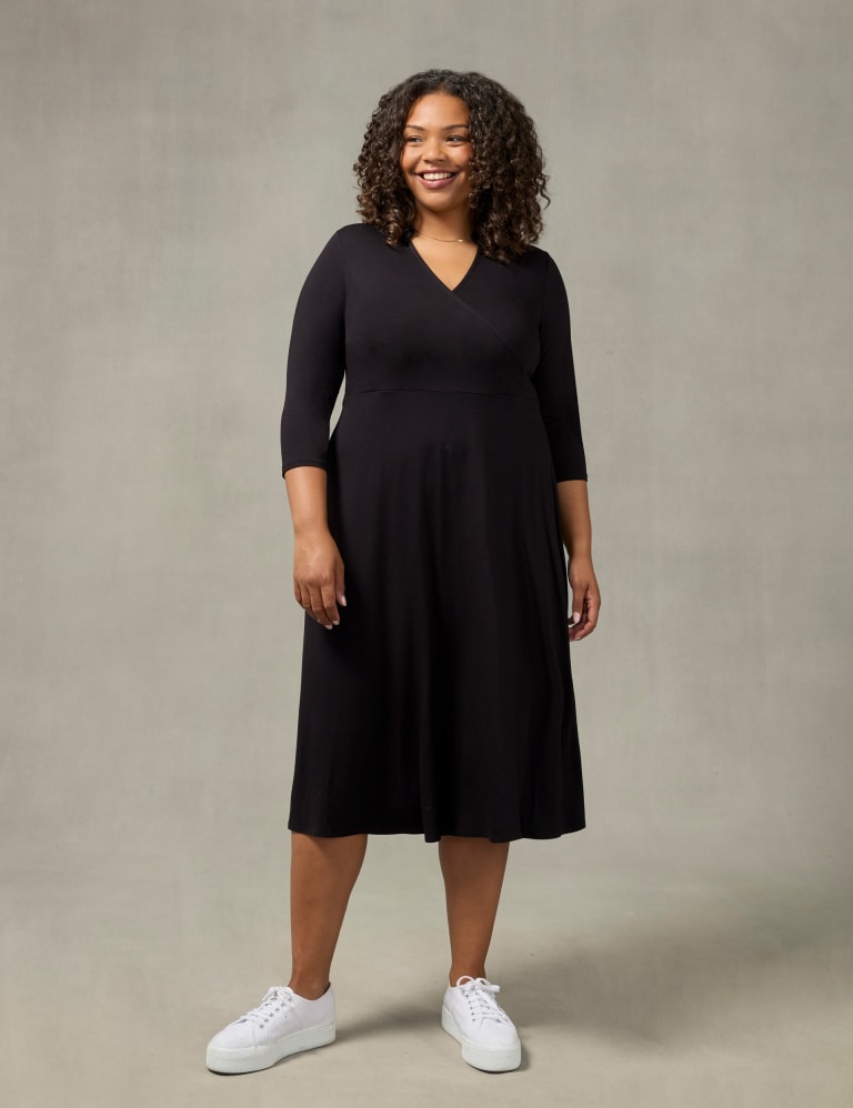 Loose fit new arrivals midi dress