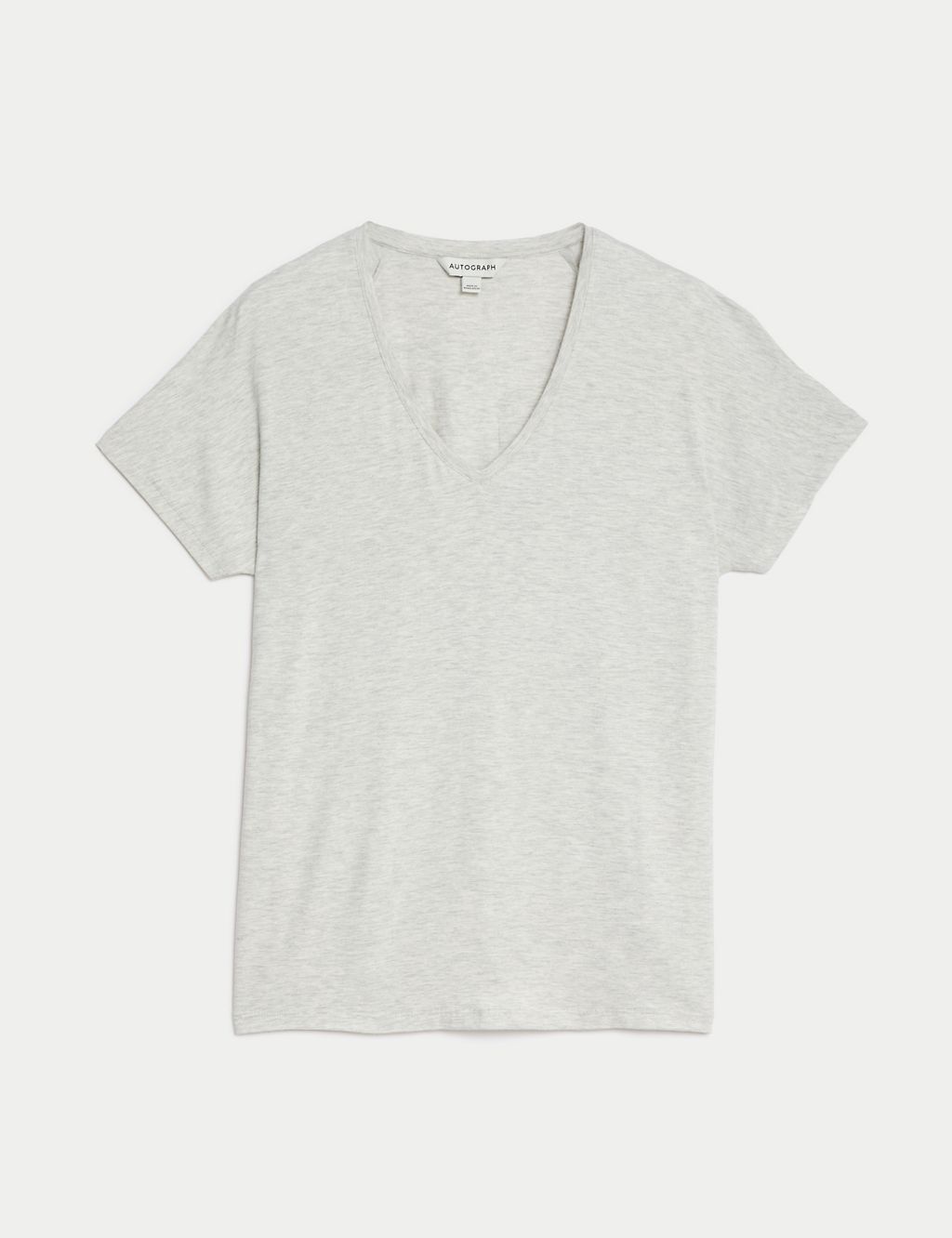 Jersey V-Neck Relaxed T-Shirt 1 of 5