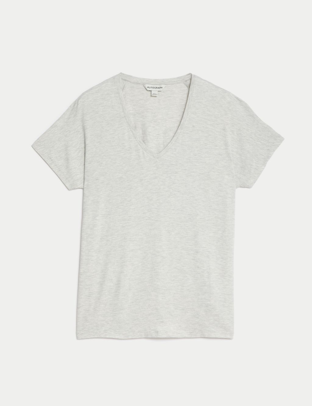 Jersey V-Neck Relaxed T-Shirt 1 of 5