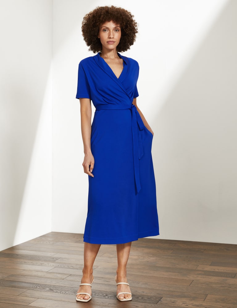 Jaeger wrap dress clearance