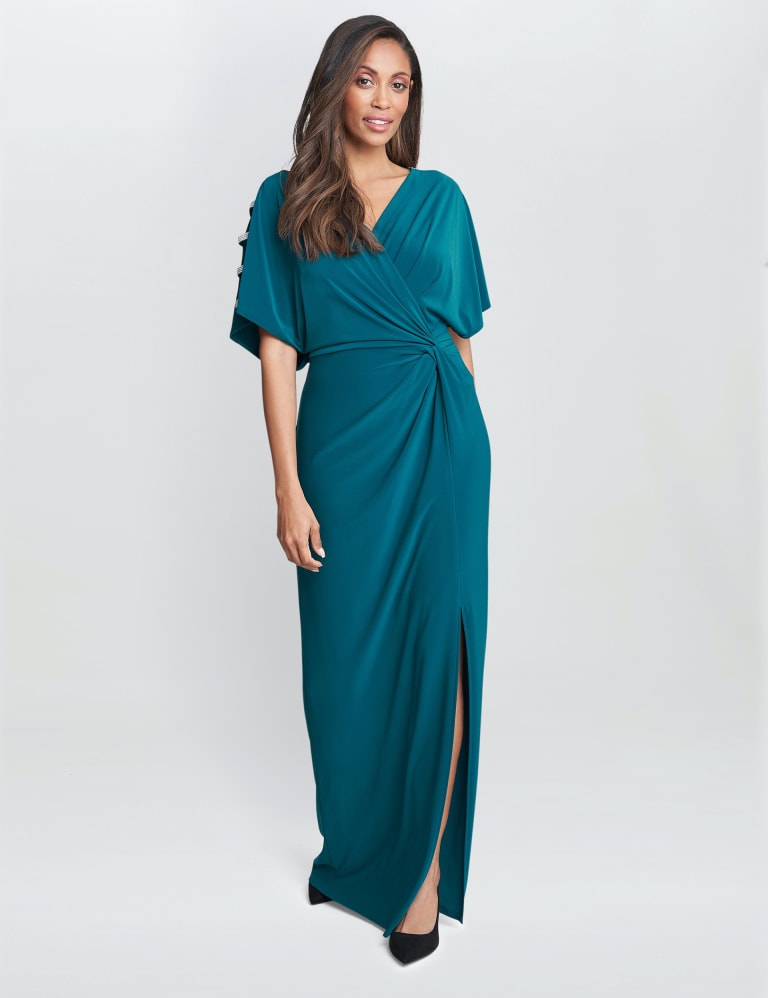 Twist wrap dress shop