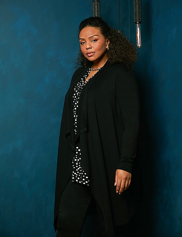 Longline cardigan 2025 plus size
