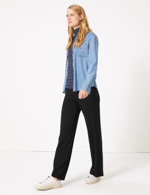 marks and spencer ladies summer trousers