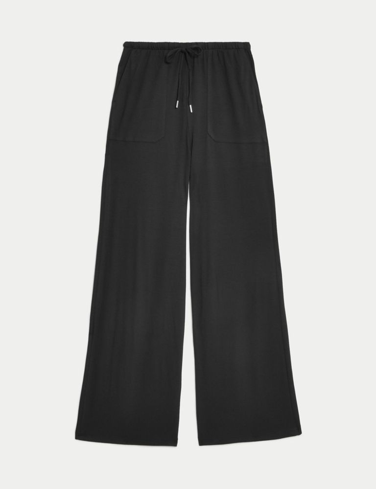 Jersey Wide Leg Trousers, M&S Collection