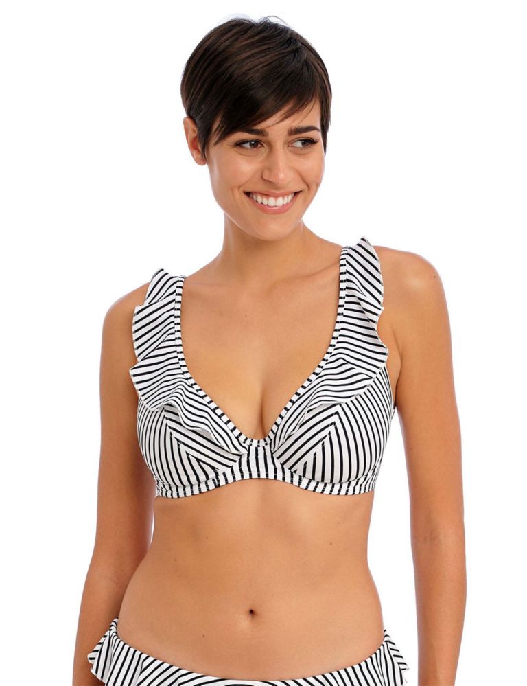 Jewel Cove Bikini Brief - Striped - Chérie Amour