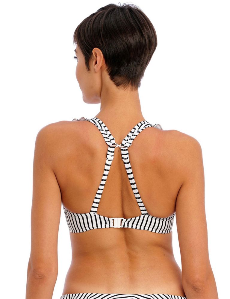 Jewel Cove Printed Wired Plunge Bikini Top 4 of 4