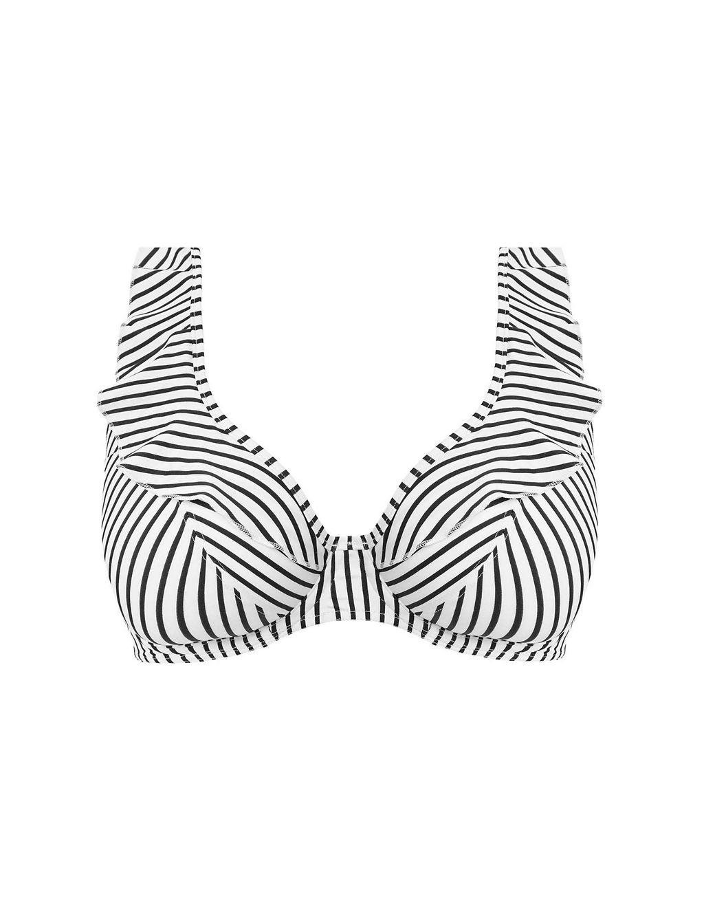 Jewel Cove Printed Wired Plunge Bikini Top 1 of 4