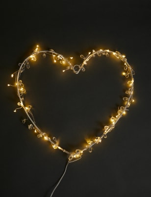 Jewelled Heart Pre-lit Room Decoration Image 2 of 3