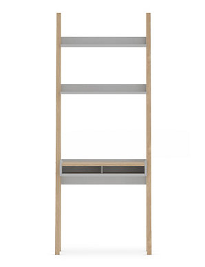 Jones Grey Ladder Desk Storage Loft M S