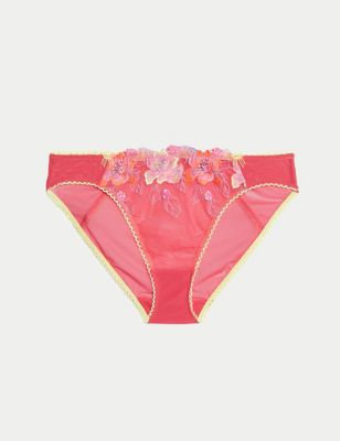Josefine Embroidered High Leg Knickers Image 2 of 5
