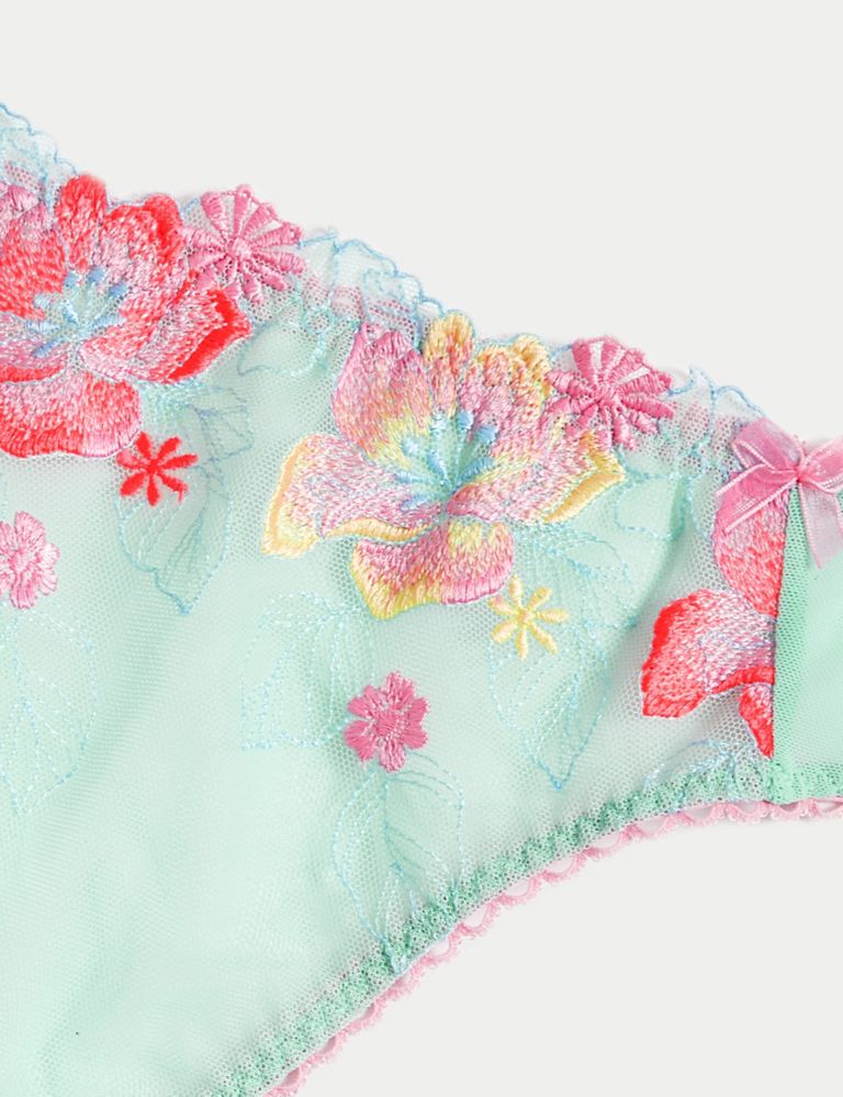 Josefine Embroidered High Leg Knickers 6 of 6